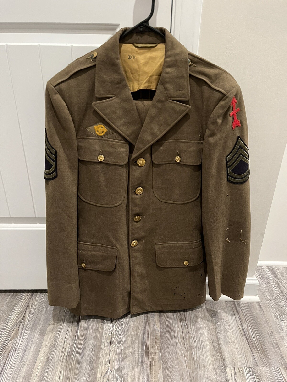 WW2 WWII US Army 32nd Infantry Division Uniform Grouping Australian Made Pants