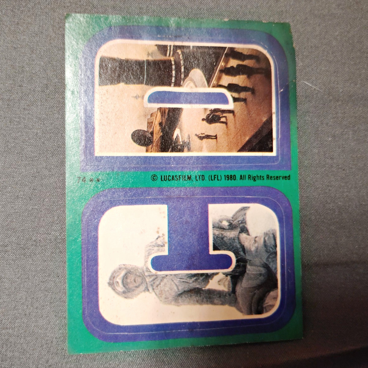 Topps 1980 Star Wars Empire Strikes Back Sticker #44 CD C-3PO