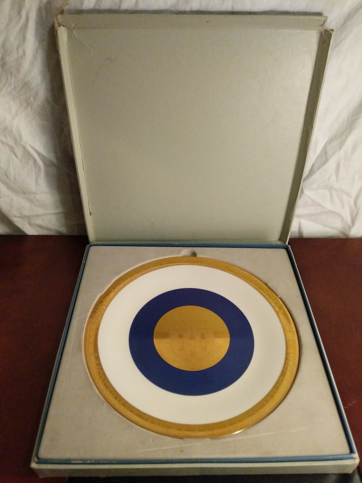 Duke University RARE Vintage gold plaque/plate Presentation Alumni Award SCARCE