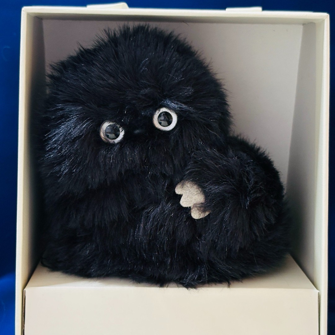 mirumi TOKYO Charm Robot Black Plush Toy Yukai Fluffy Limieted