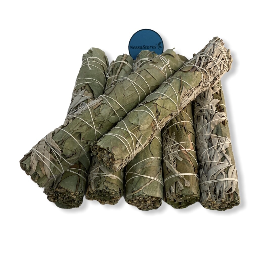 NESSASTORES - White Sage + Eucalyptus Smudge Incense 9\