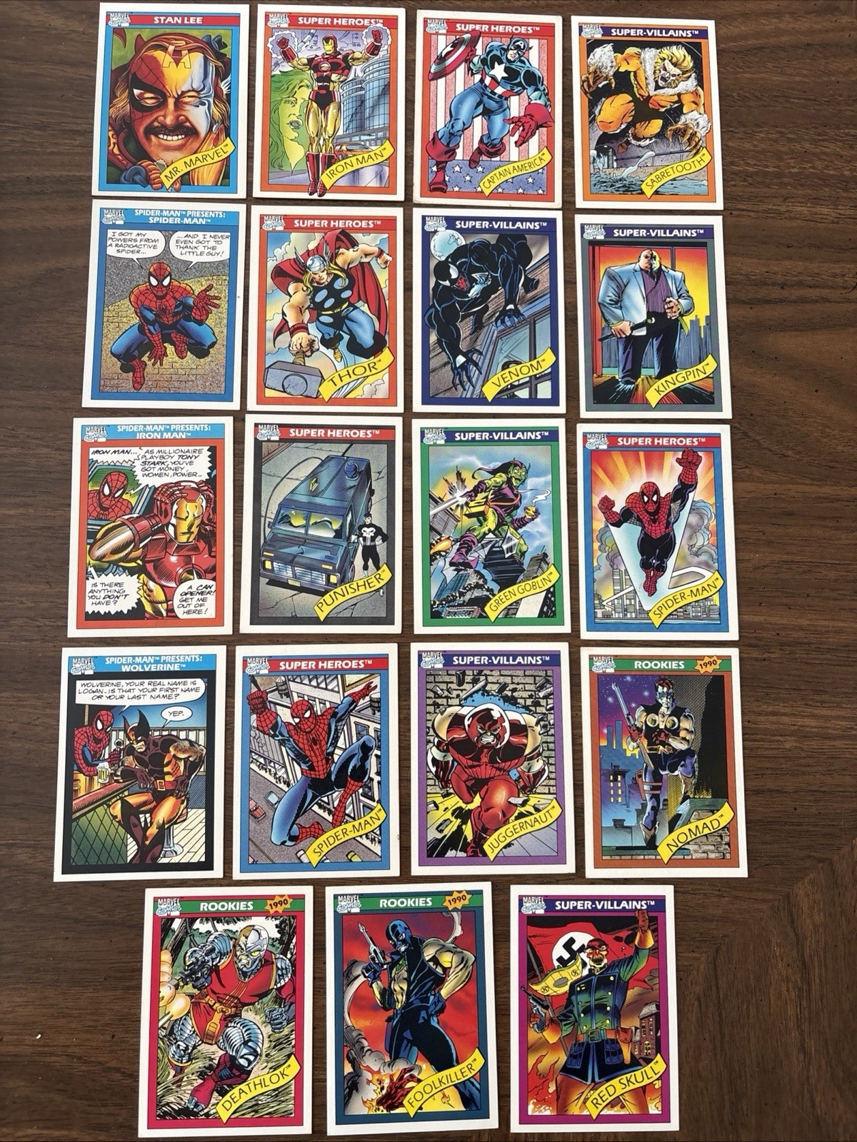 1990 Impel Marvel Universe Series 1 Card Lot (83) Stan Lee Venom Spider-Man