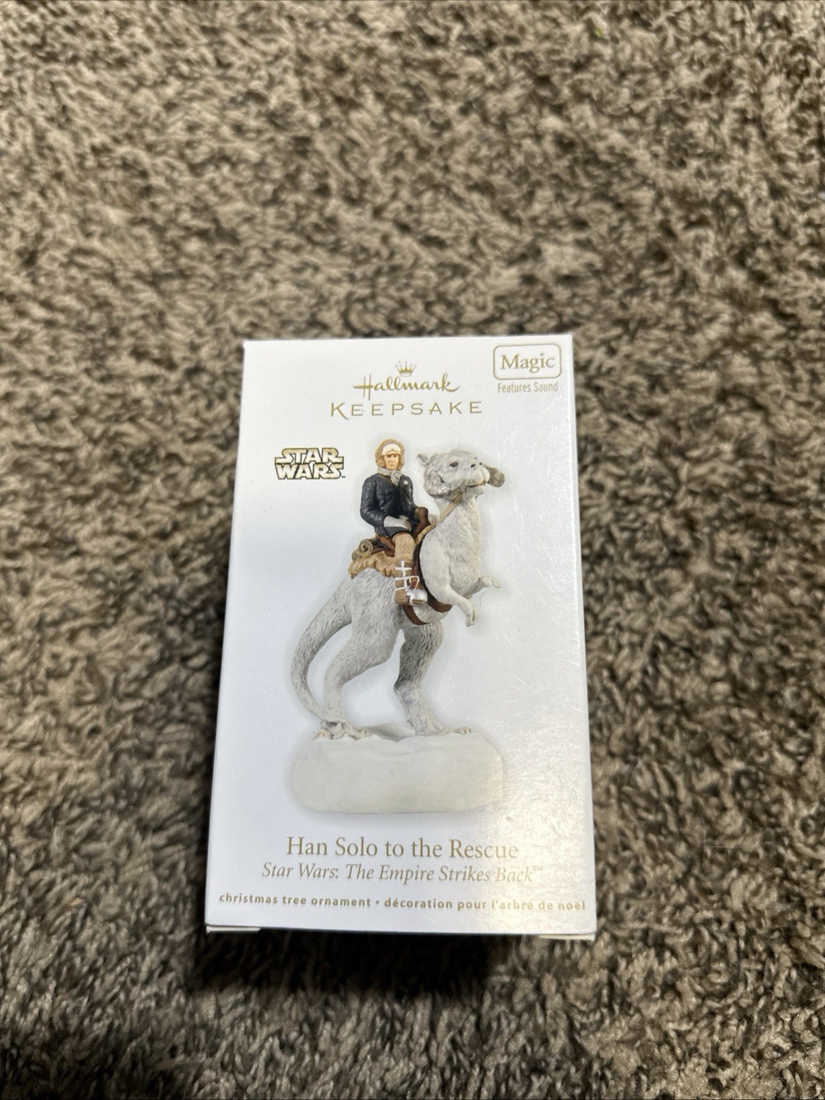 Hallmark Star Wars Ornament 2012 Han Solo to the Rescue Empire ESB Magic Sound