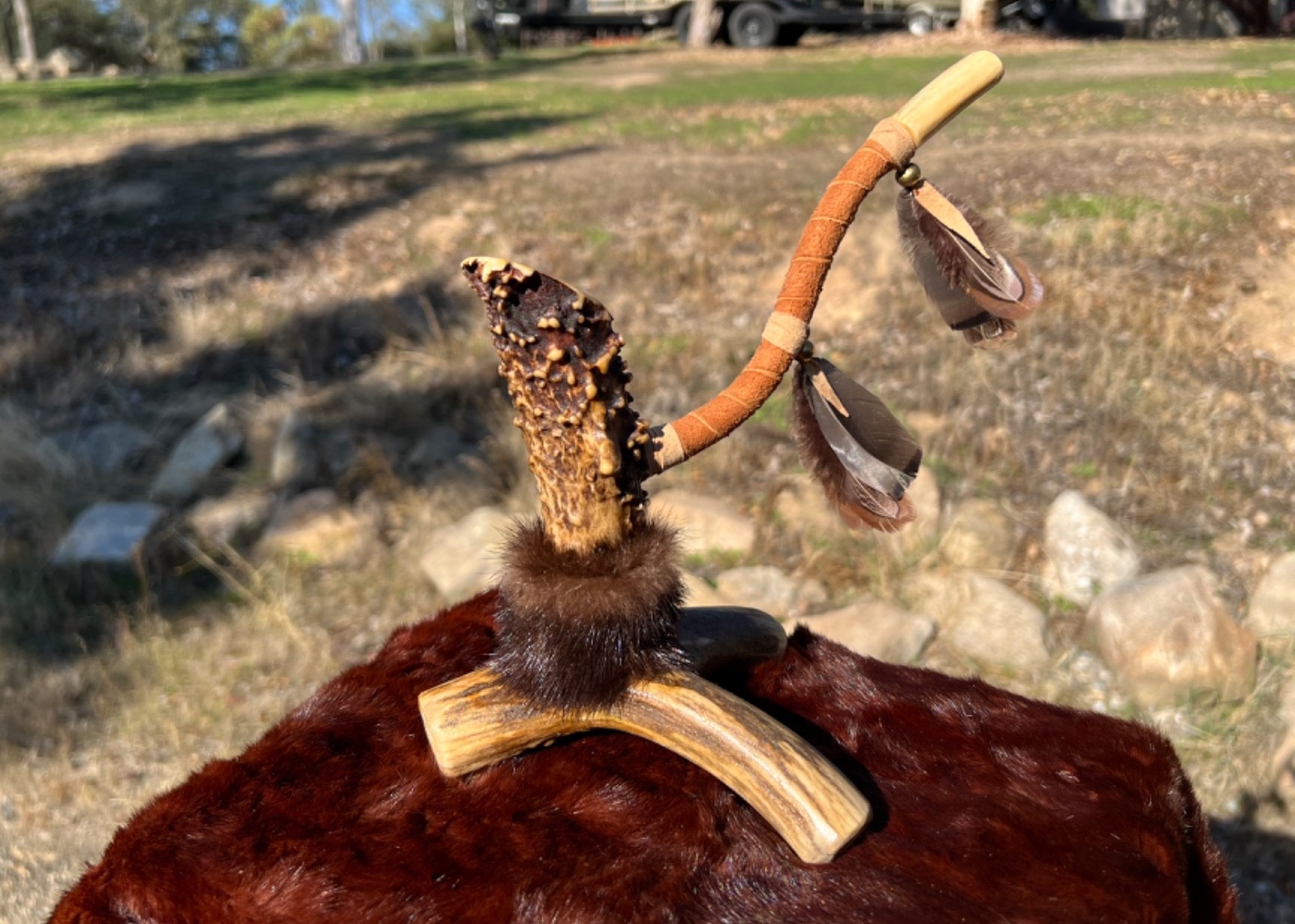 Large Medicine Man Pipe  / With screens MP 2