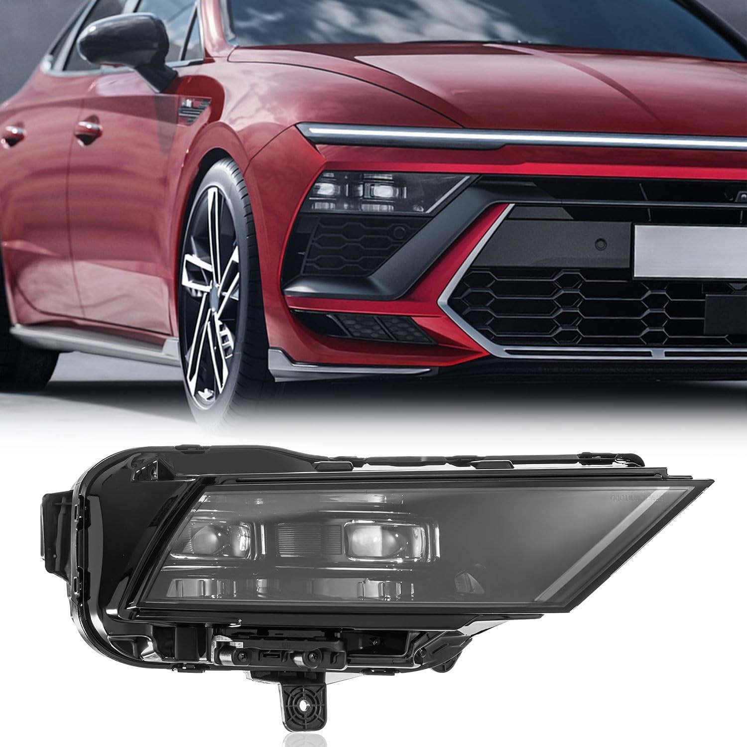 Compatible with 2024-2025 Hyundai Sonata LED Headlights Assembly, Part Number 92 Compatible with 2024-2025 Hyundai Sonata LED Headlights Assembly, Part Number 92