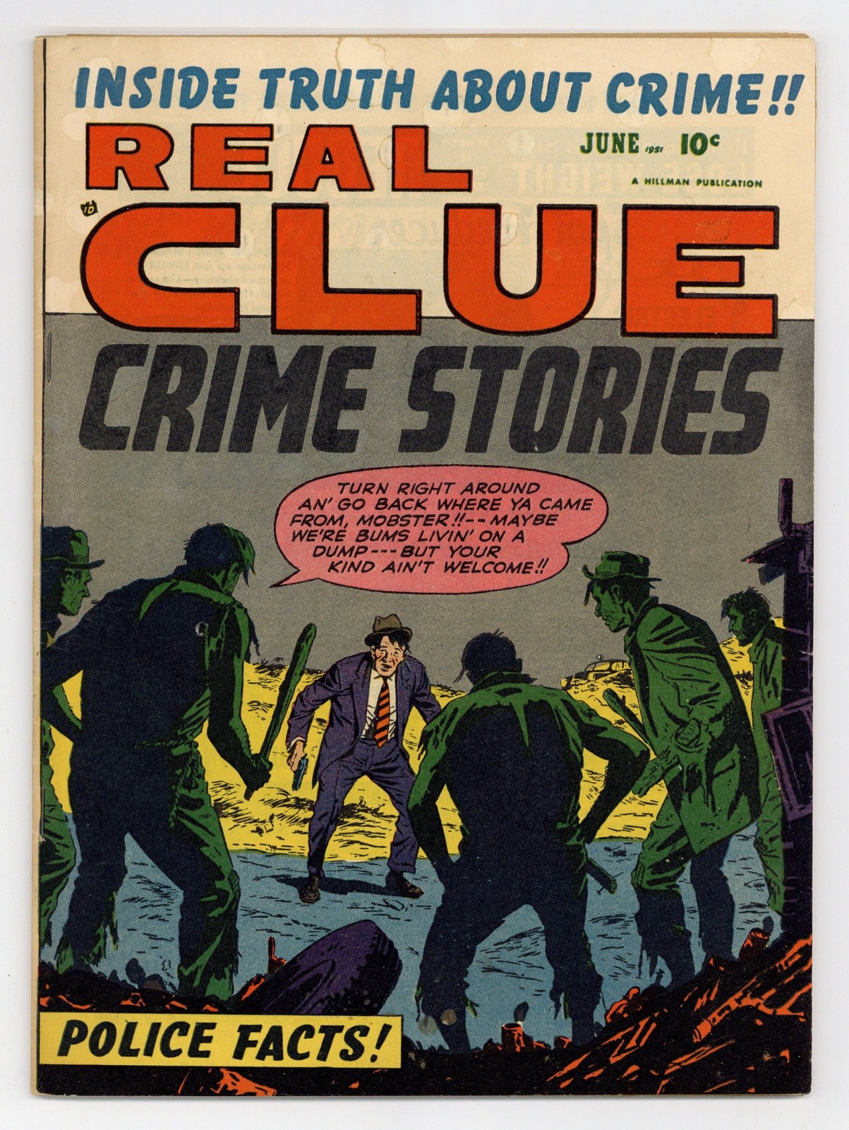 Real Clue Crime Stories Vol. 6 #4 VG+ 4.5 1951