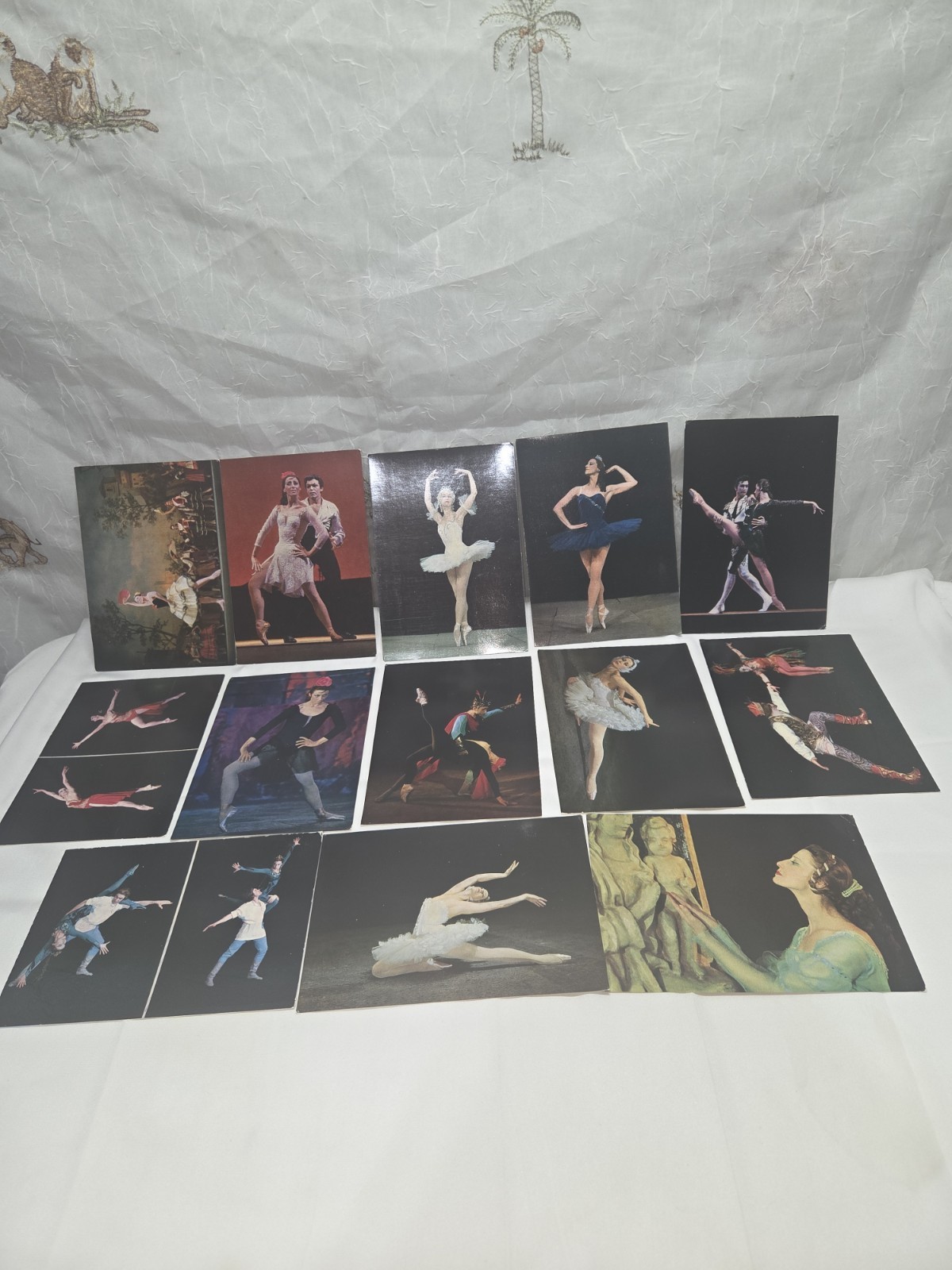 1970 Maya Plisetskaya Soviet Russian Ballet Full Set of 13 Postcards 