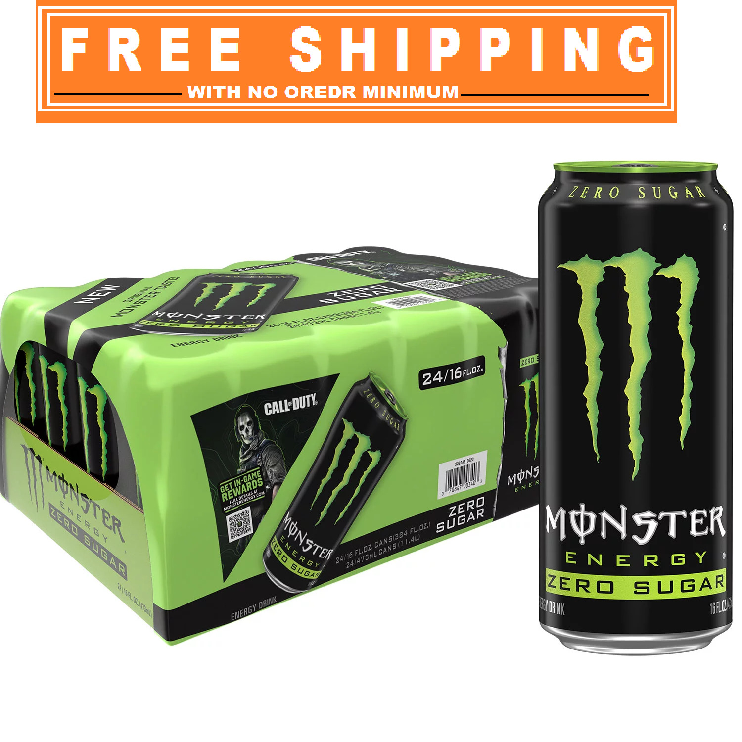 Monster Energy Zero Sugar (16 oz., 24 pk.)