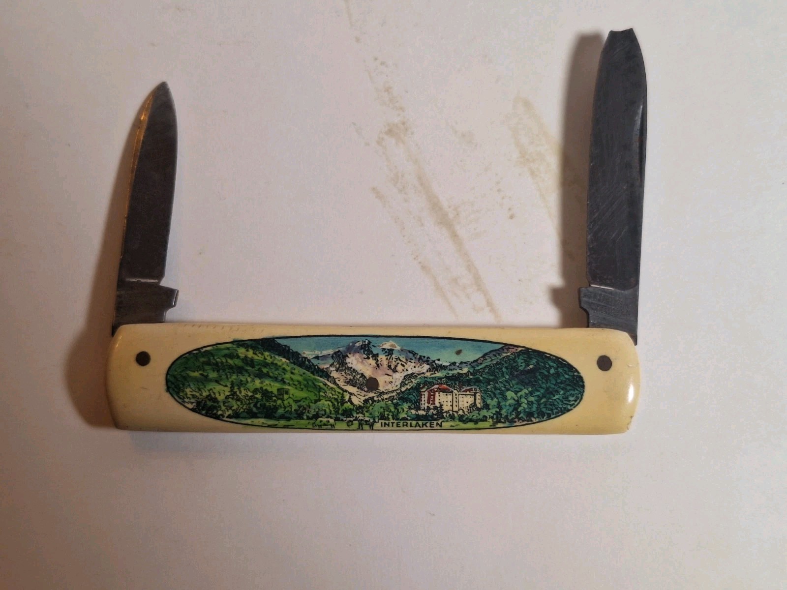 Vintage \'LUNA\' - A. FEIST & Co 2 Blade Knife - MI GERMANY - Souvenir \