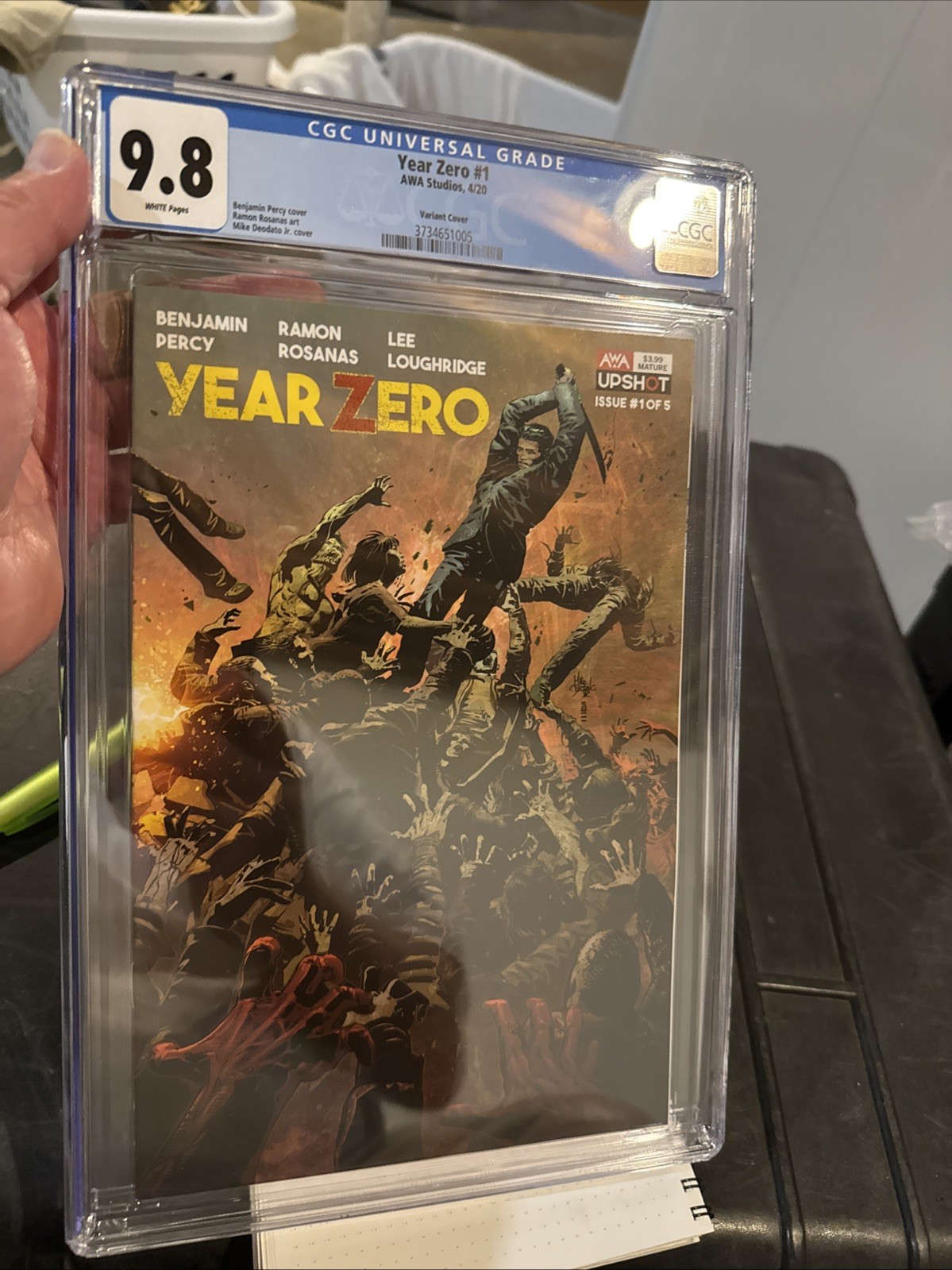 Year Zero #1 🔥 CGC 9.8 Deodato Wrap-around Cover AWA Upshot Comics 2020
