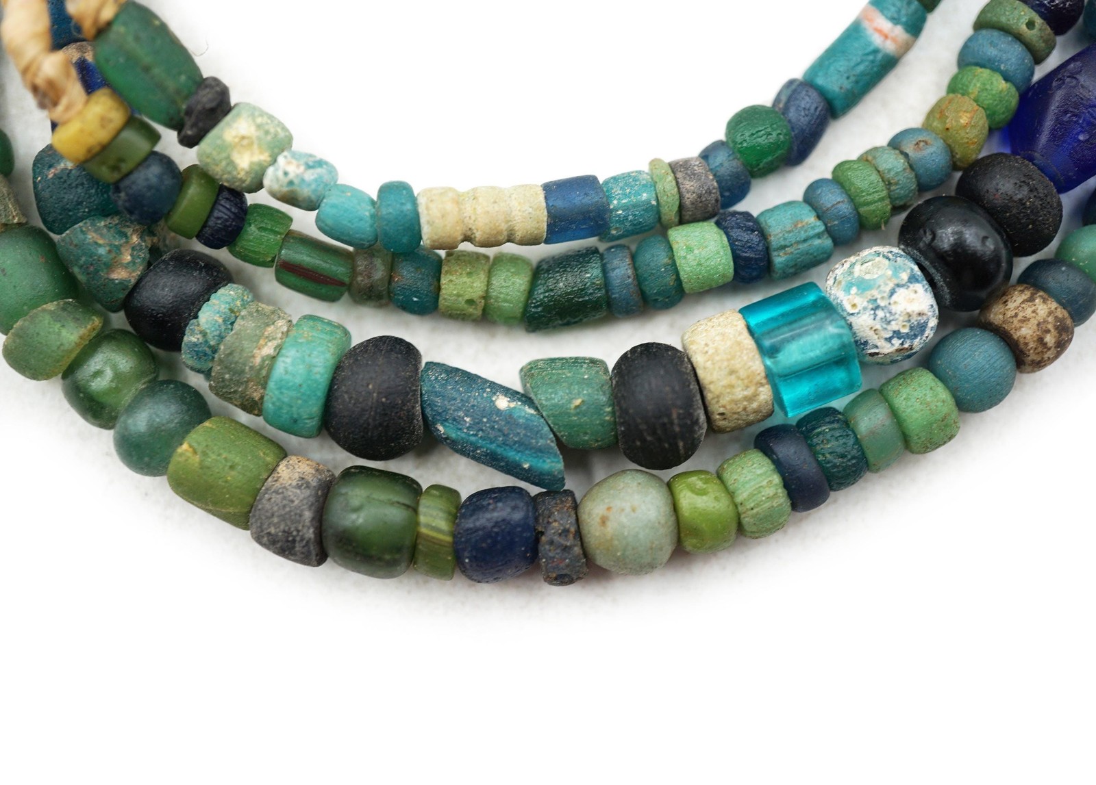 Ancient Excavated Djenne Beads 4-9mm African Antique Roman Glass (1714B538) Ancient Excavated Djenne Beads 4-9mm African Antique Roman Glass (1714B538)