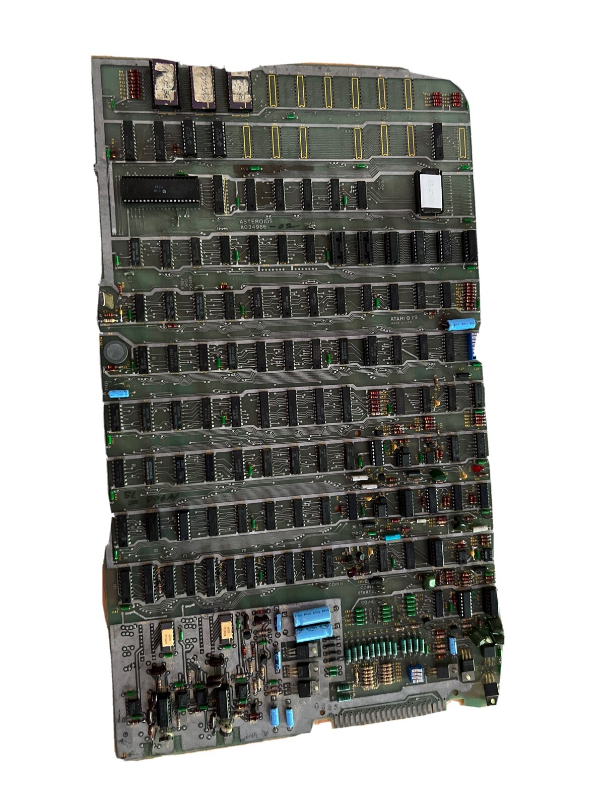 Atari Asteroids Asteroids Deluxe Arcade PCB board repair and refurbish service