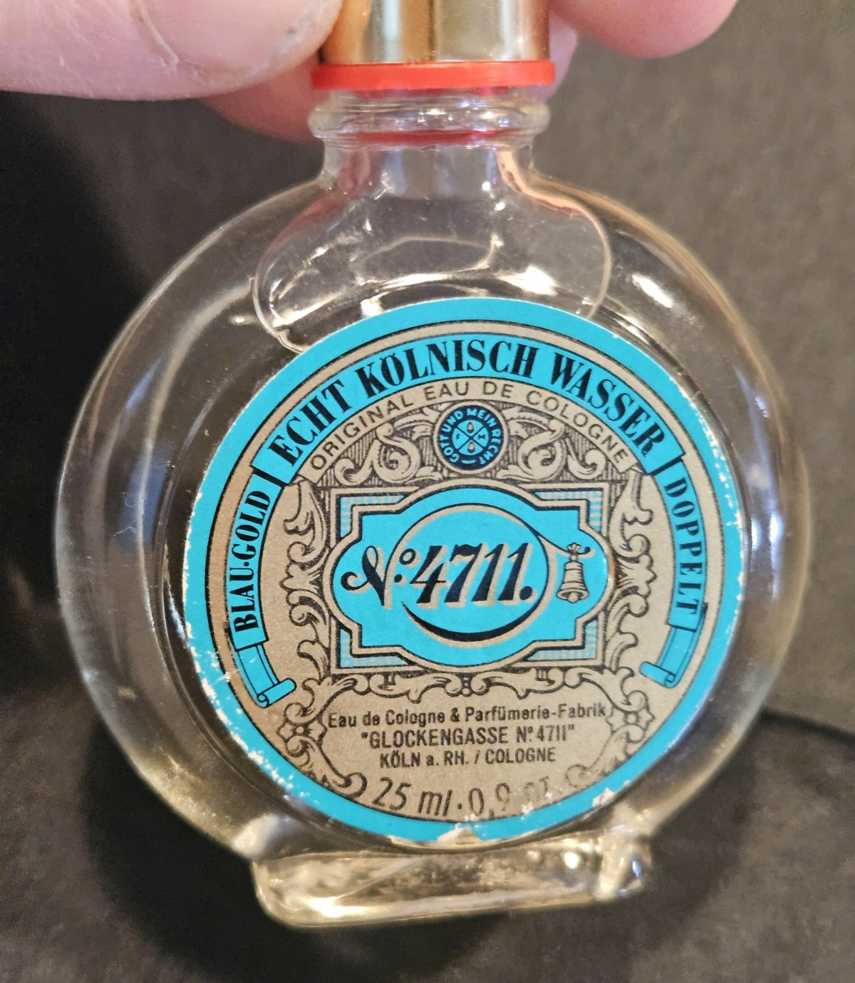 Vtg 4711 Perfume Echt Kolnisch Wasser Orig EAU De Cologne 25 ml 9oz More avail Vtg 4711 Perfume Echt Kolnisch Wasser Orig EAU De Cologne 25 ml 9oz More avail