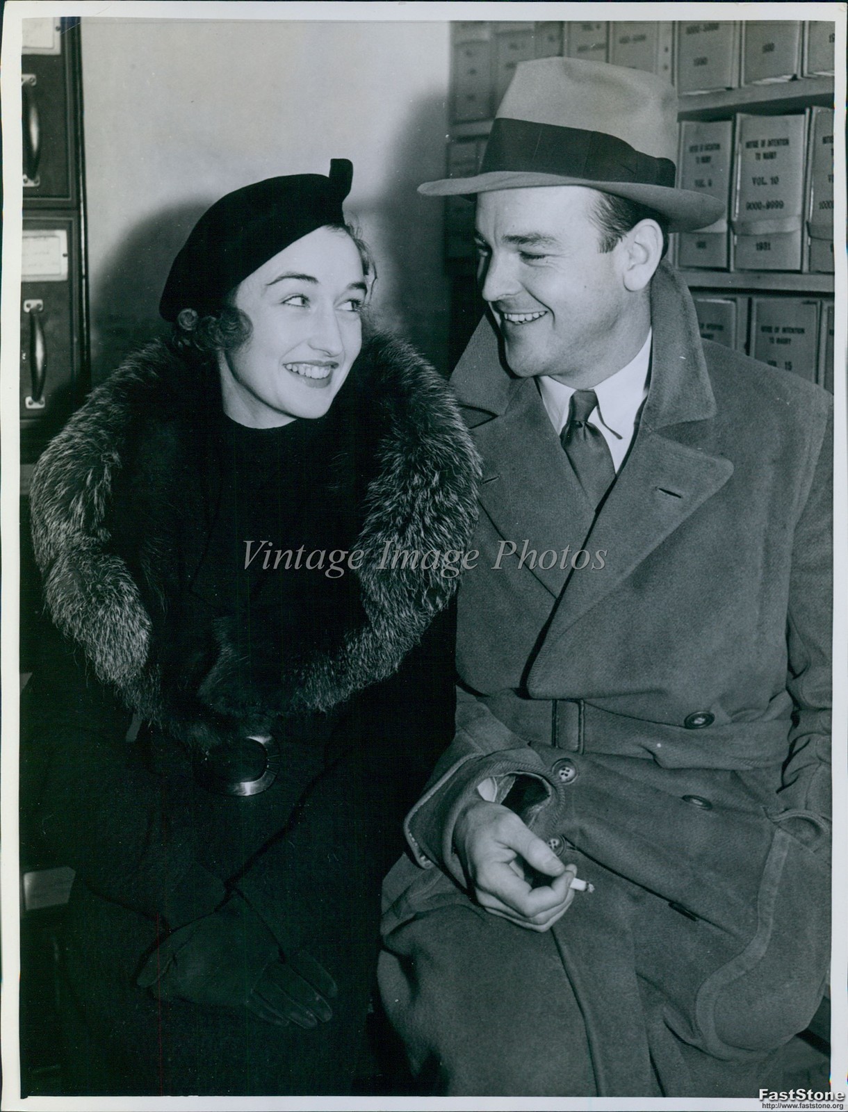 1935 Hollywood California Mary Margaret Fairbanks Henry Chapellet Photo 6x8