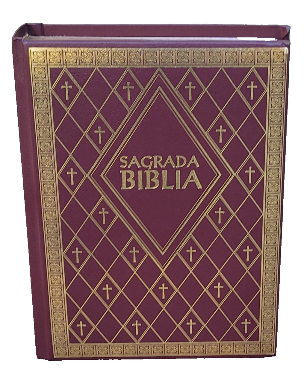 La Sagrada Biblia Latinoamericana Edicion Familiar Spanish Padded Cover 1991