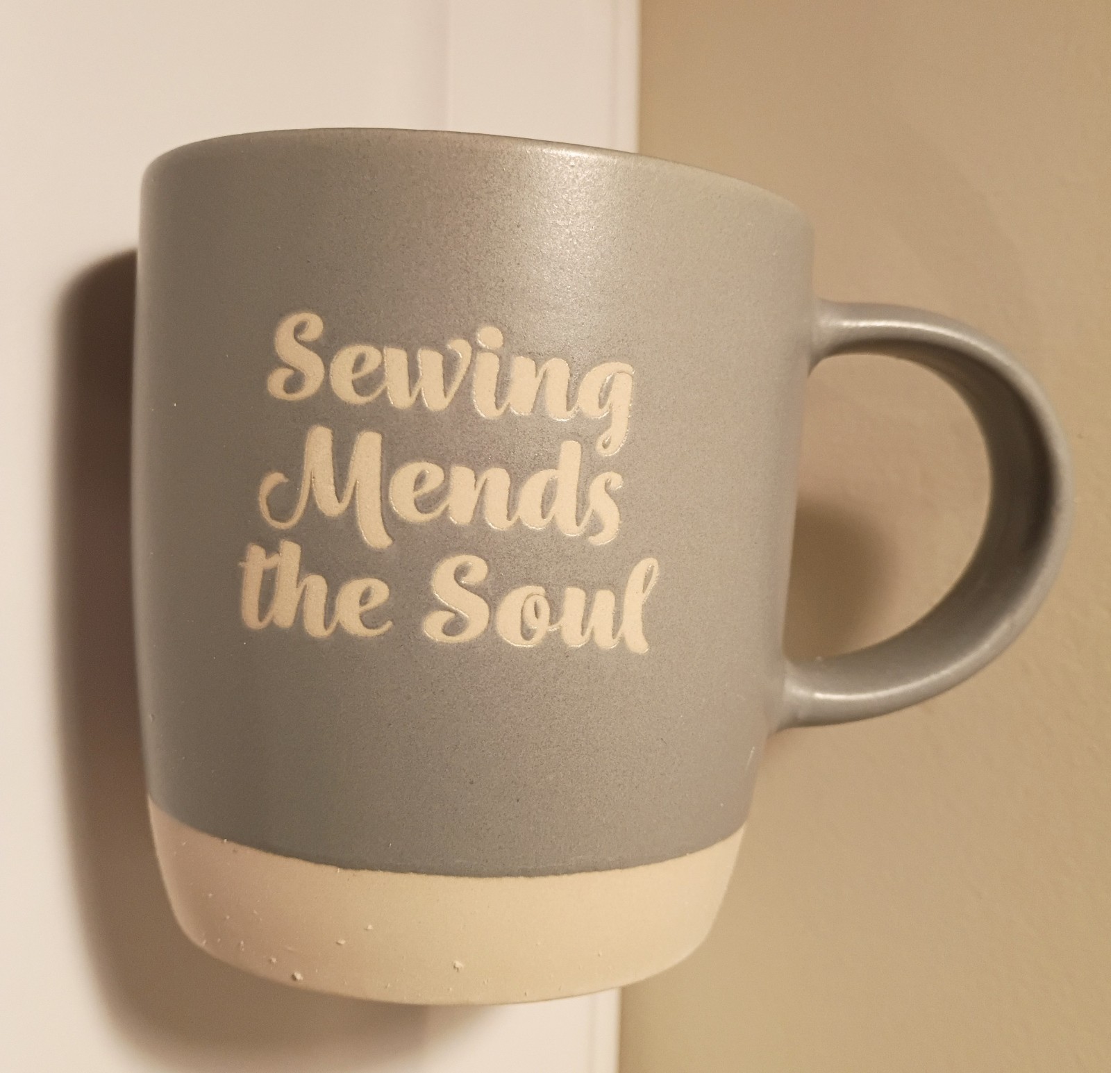 NEW Missouri Star Quilt Co 2025 Countdown To Christmas Mug Sewing Mends The Soul