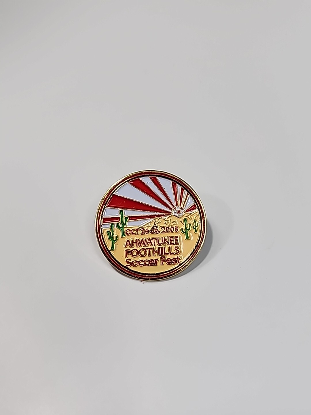 Ahwatukee Foothills Soccer Fest 2008 Lapel Pin Phoenix Youth Soccer Tournament