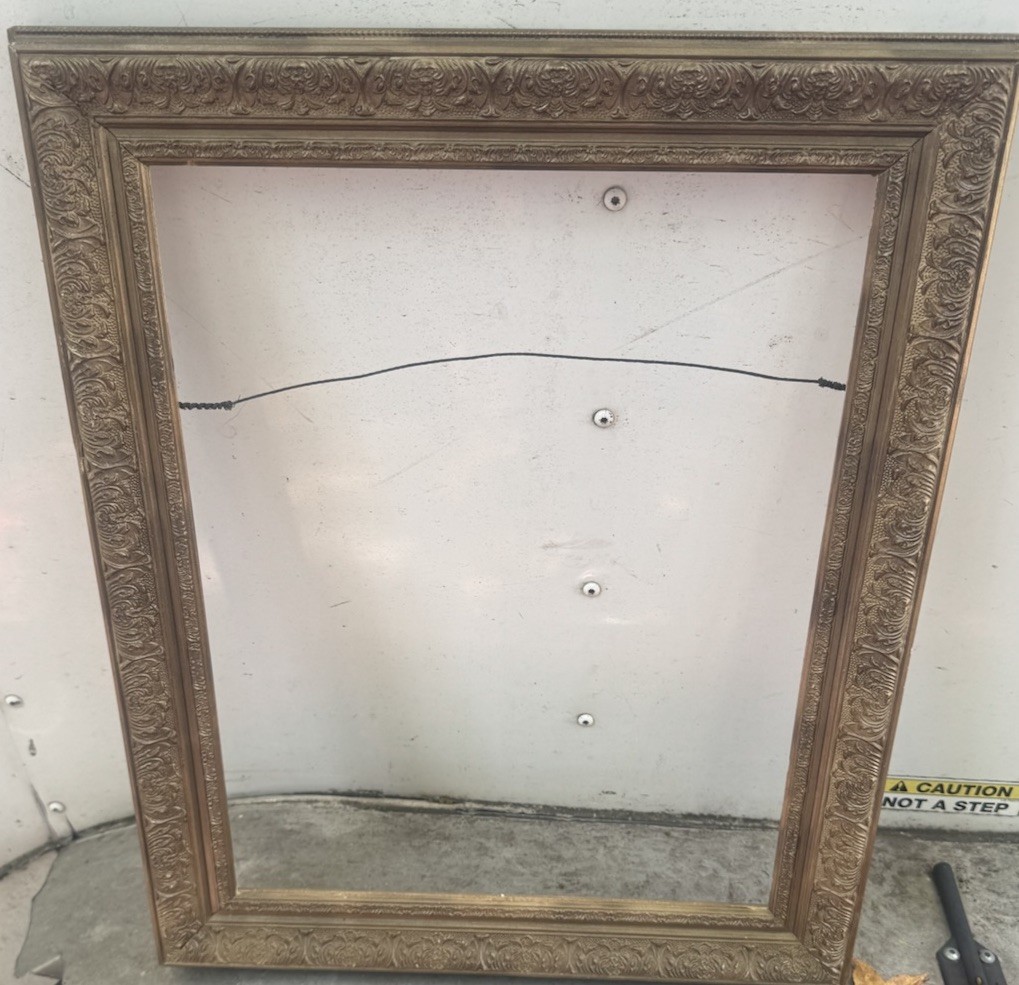 VTG Gold Embossed Composition Fits 14” X 18” Frame Ornate Painting Wall Decor