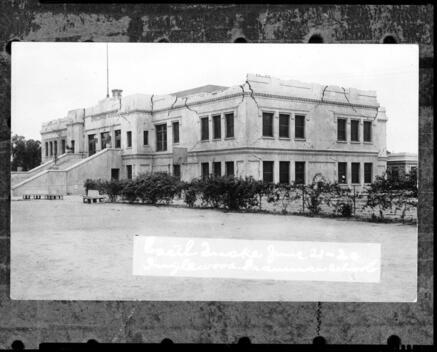 Earthquake Damage To The Inglewood Grammar School June 1920 Califo - Old Photo