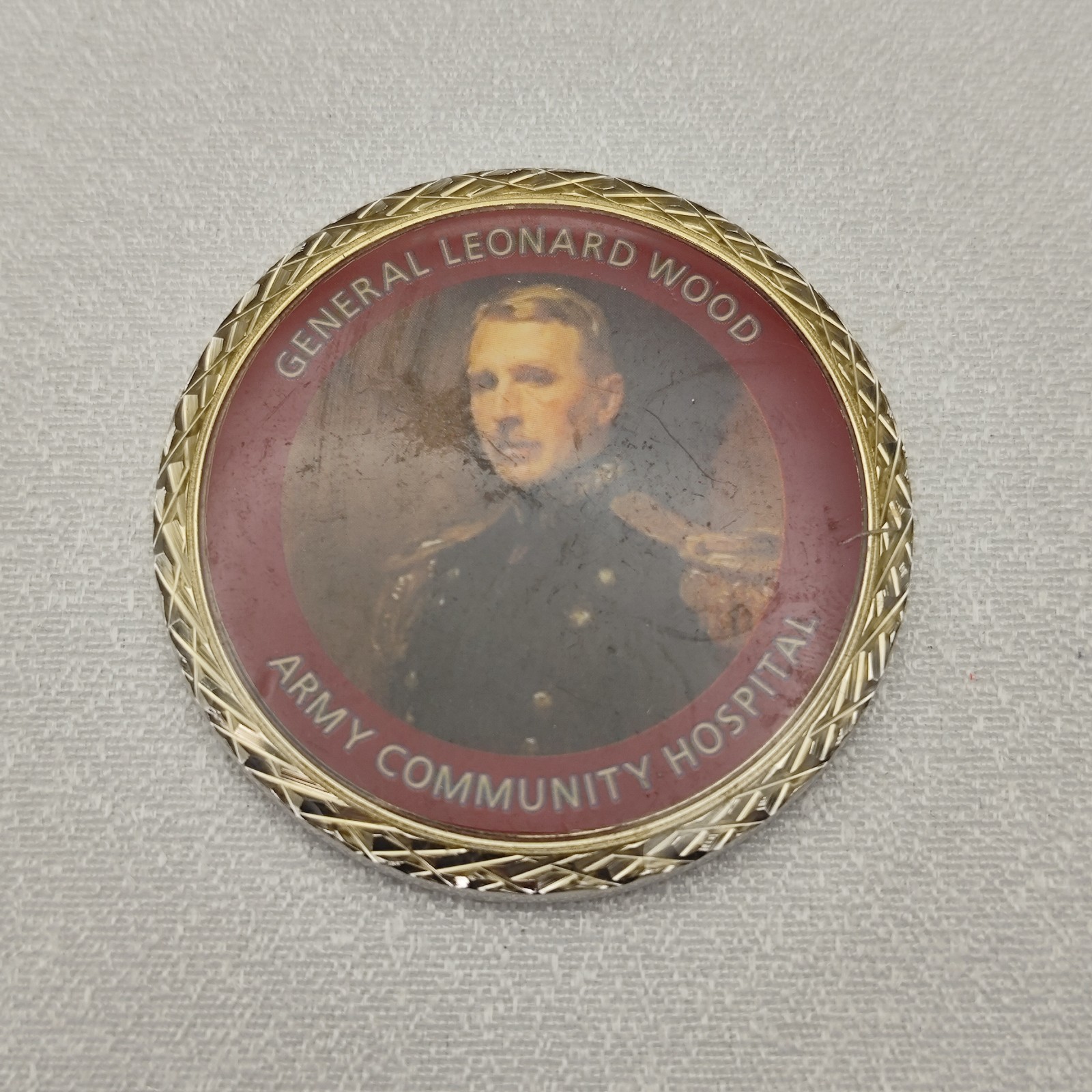 US Army General Leonard Wood ExcellenceChallenge Coin