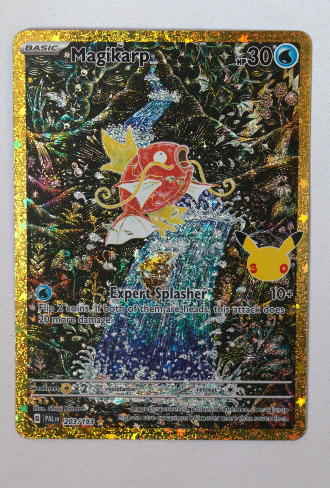 Magikarp 203/193 Pokemon TCG 30th Celebration Anniversary Classic Collection NM