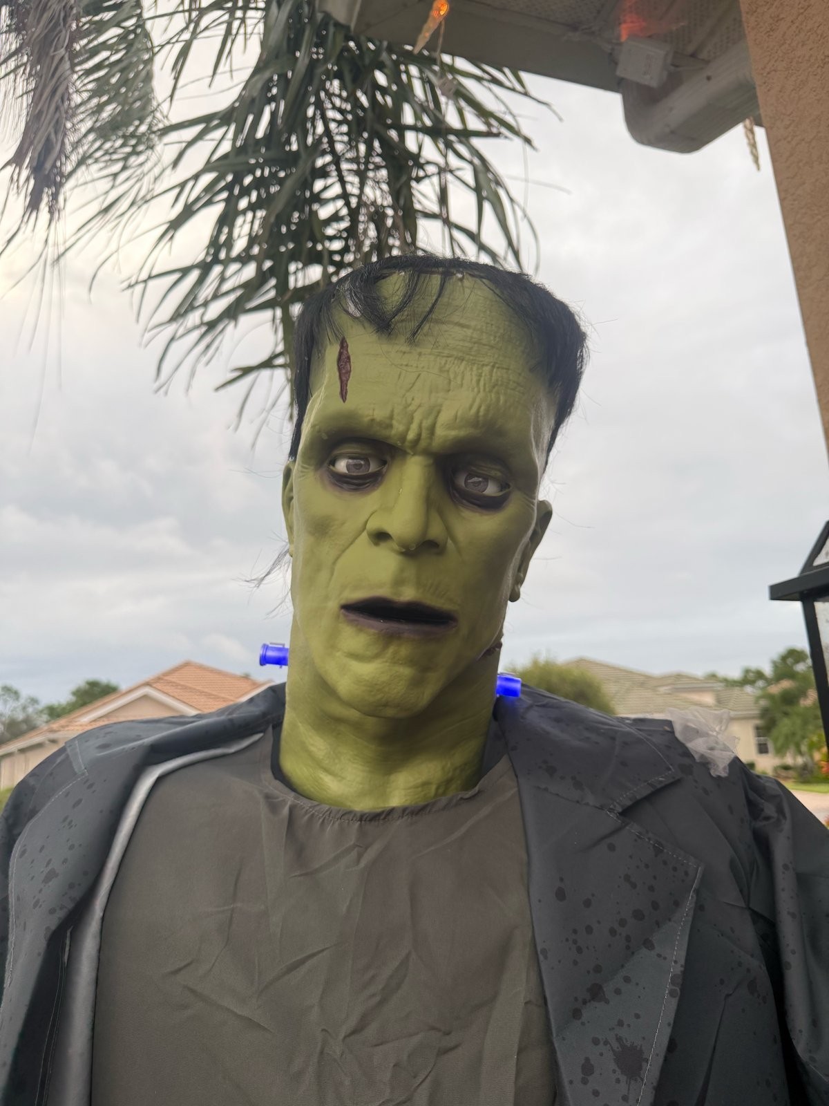 7ft Animated LED Frankenstein Halloween Animatronic NIB New