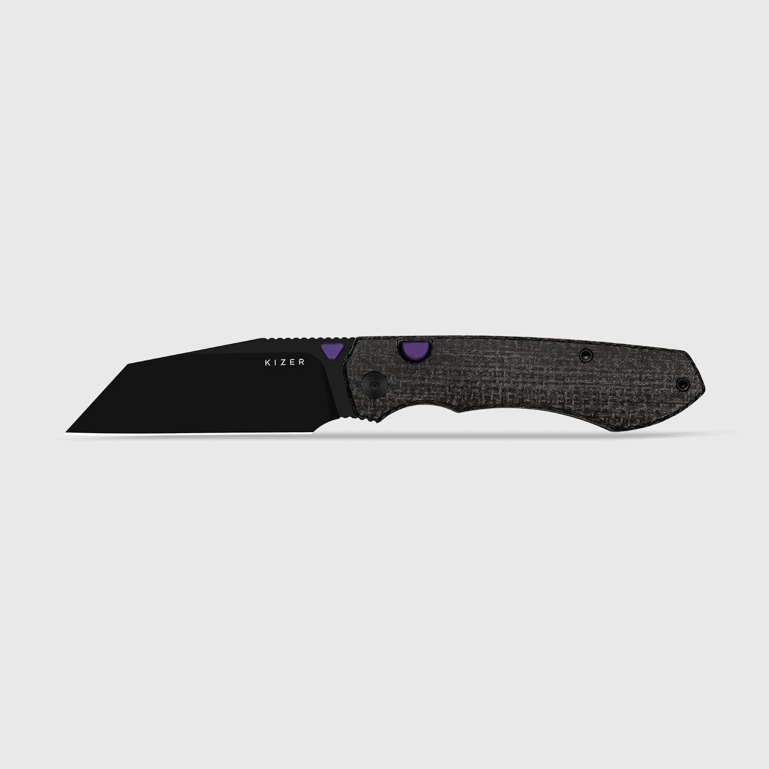 Kizer Wharning Folding Pocket Knife N690 Blade Micarta  Handle V3738BW1