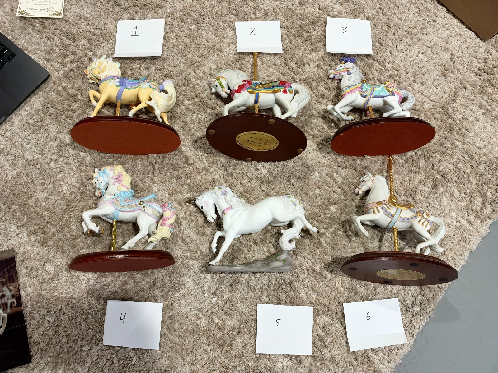 Lenox and Franklin Mint Carousel Horses