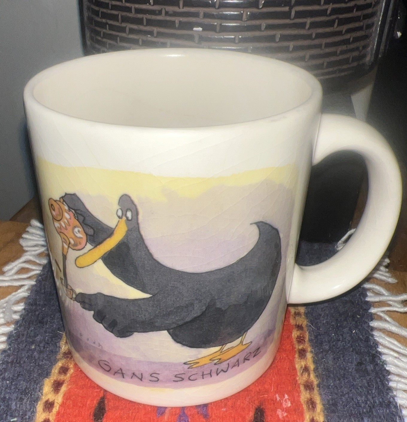 Waechtersbach Germany GANS SCHWARZ  MUG 12oz Mug Vintage
