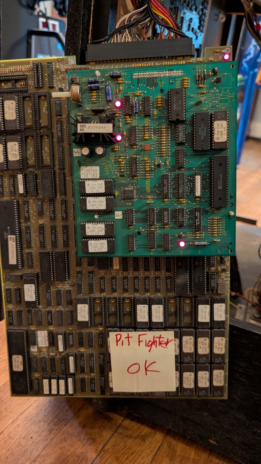 Atari Pitfighter pcb Jamma tested working video Controls & sound 