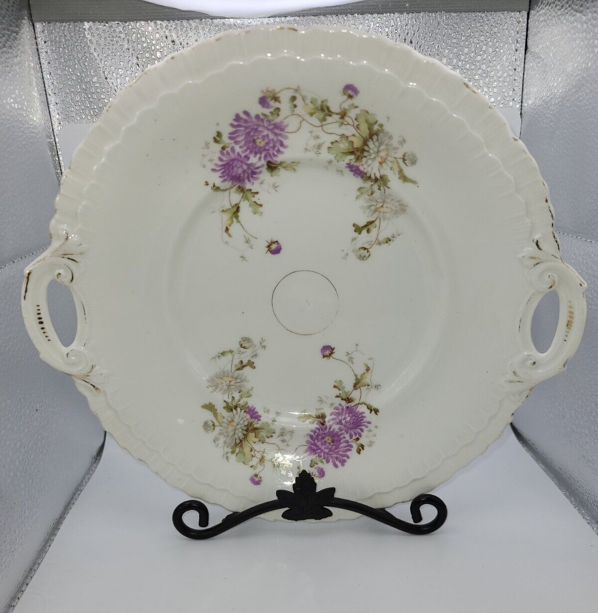KPM ~ Germany ~ Floral Handled Bowl ~ 1837-1844