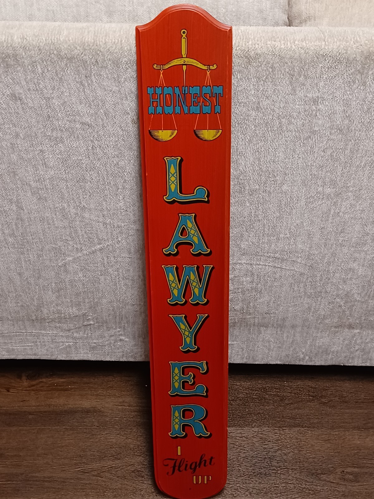 Vintage Yorkraft Wood Sign “Honest Lawyer” Office Decor 36” Vintage Yorkraft Wood Sign “Honest Lawyer” Office Decor 36”