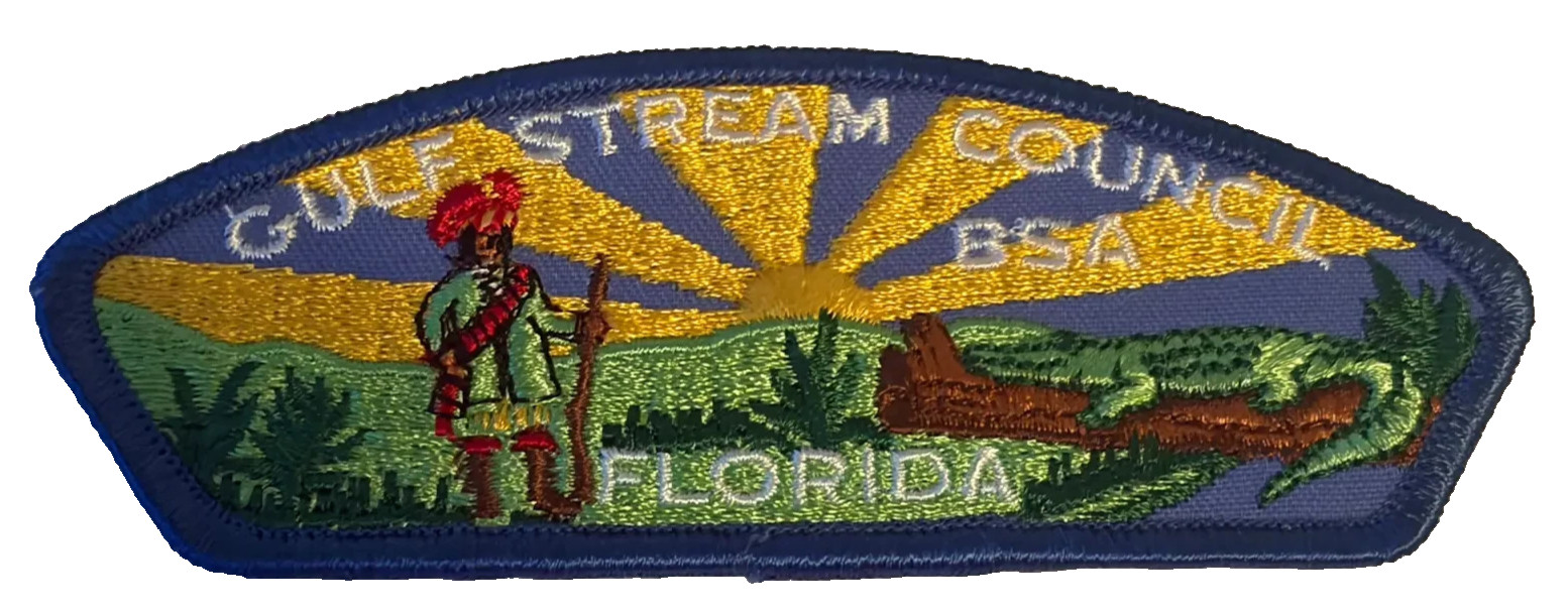 BOY SCOUT BSA GULF STREAM COUNCIL OA 237 AAL-PA-TAH ALLIGATOR CSP JSP 2026