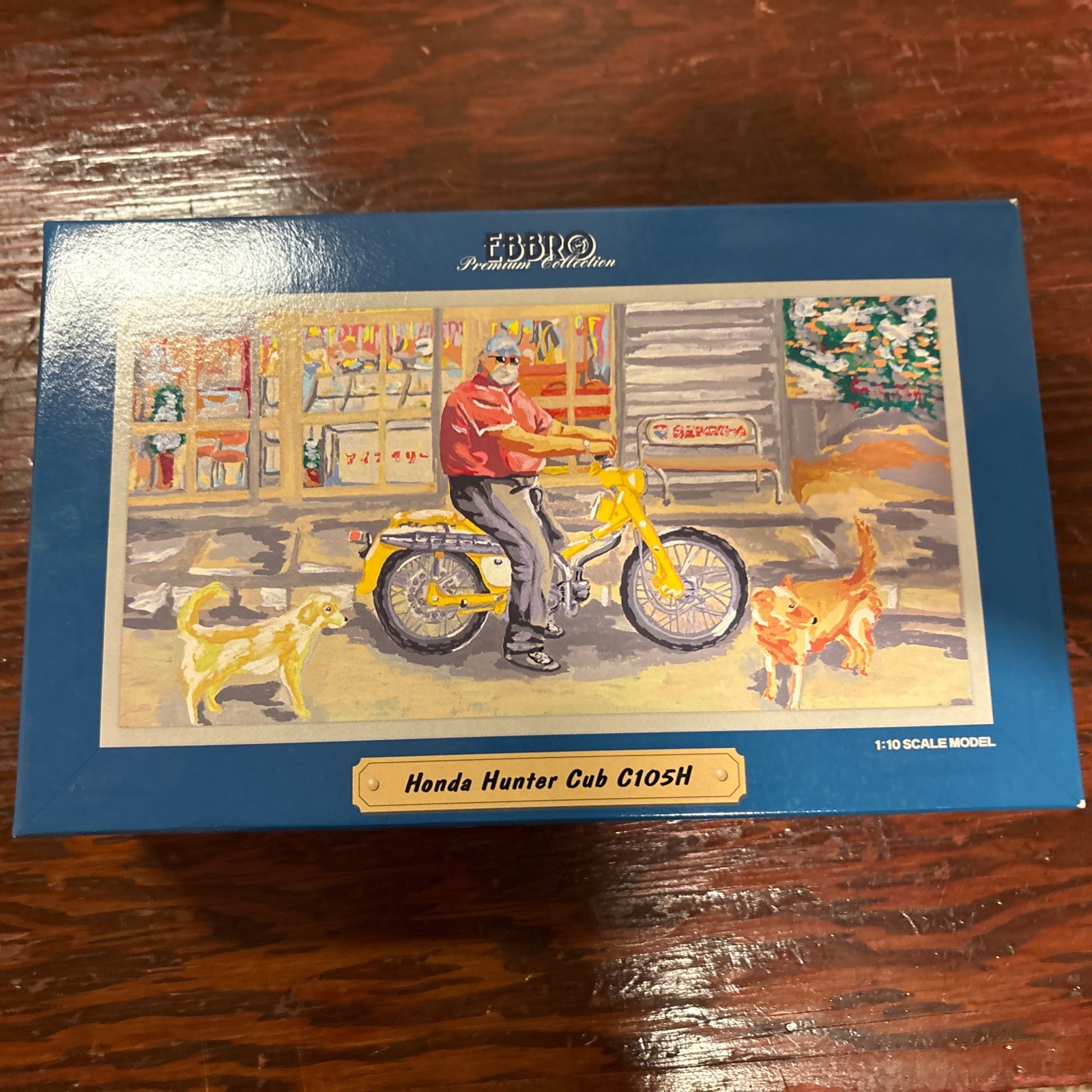 Honda Hunter Cub C105H Yellow 1/10 Scale Display Model Mini Bike Diecast Honda Hunter Cub C105H Yellow 1/10 Scale Display Model Mini Bike Diecast
