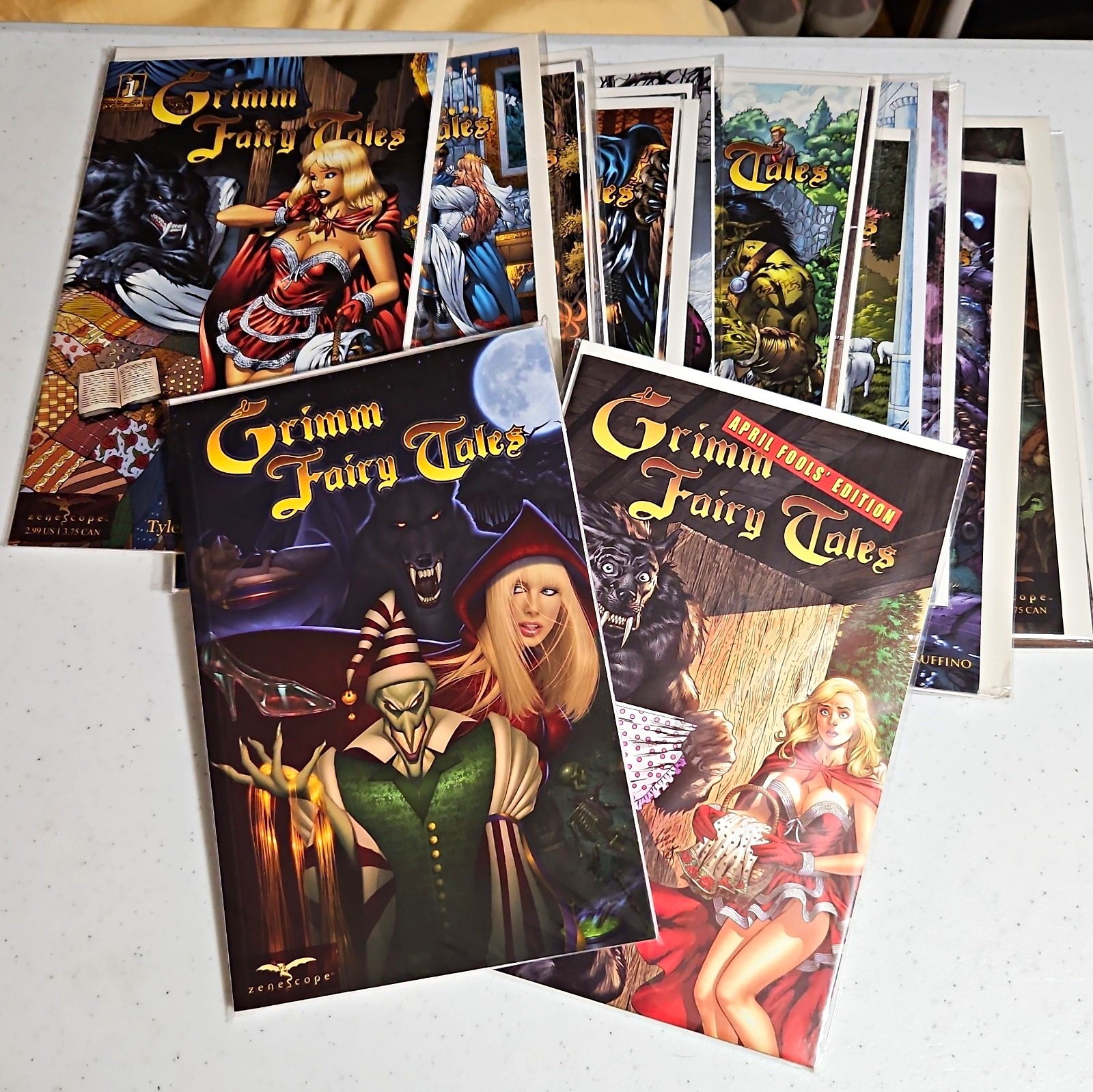 Zenescope Grimm Fairy Tales Comic Book Mixed Lot Mature Reading 