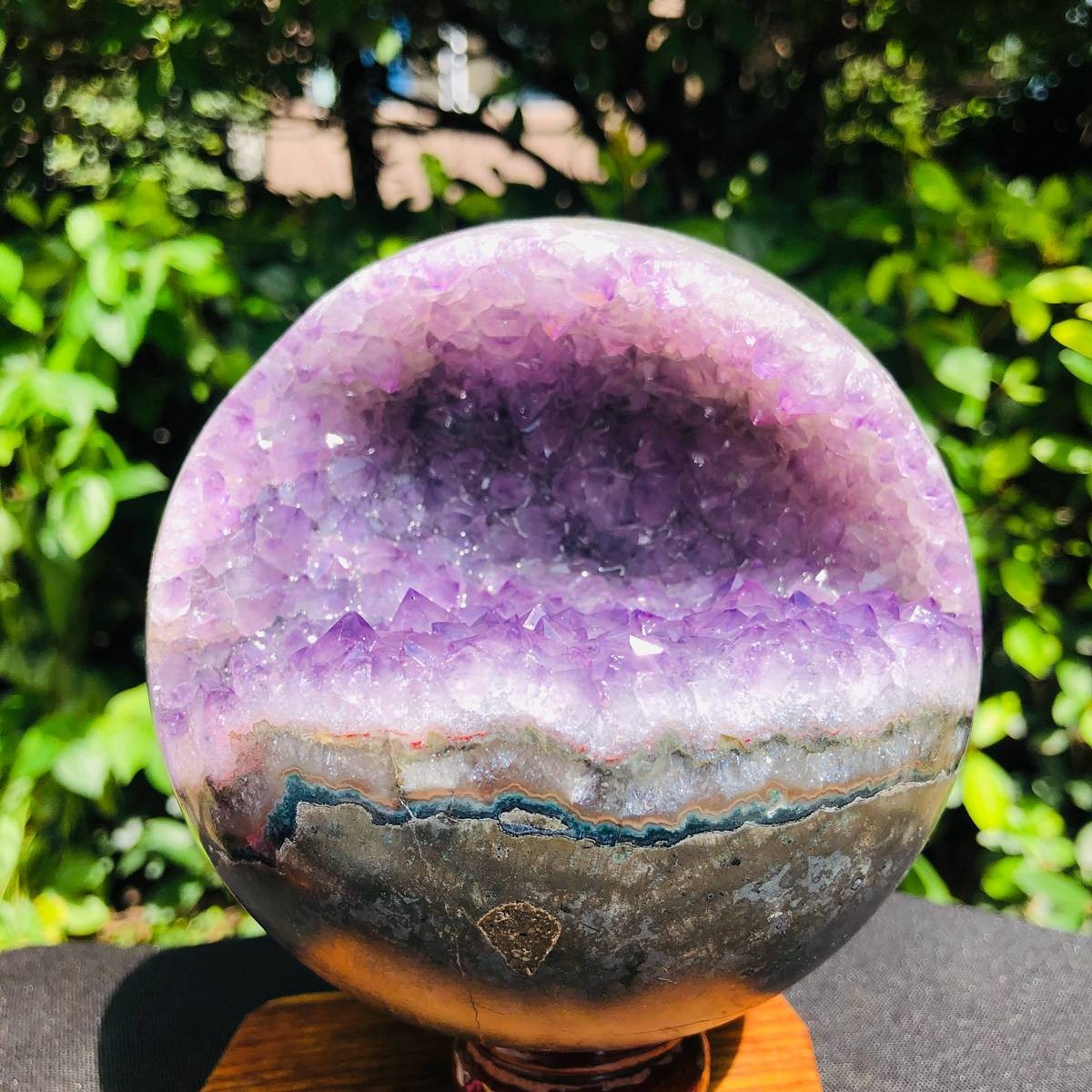 4.29LB Uruguay Natural Amethyst Cave High Level Smile Shape Spiritual Energy