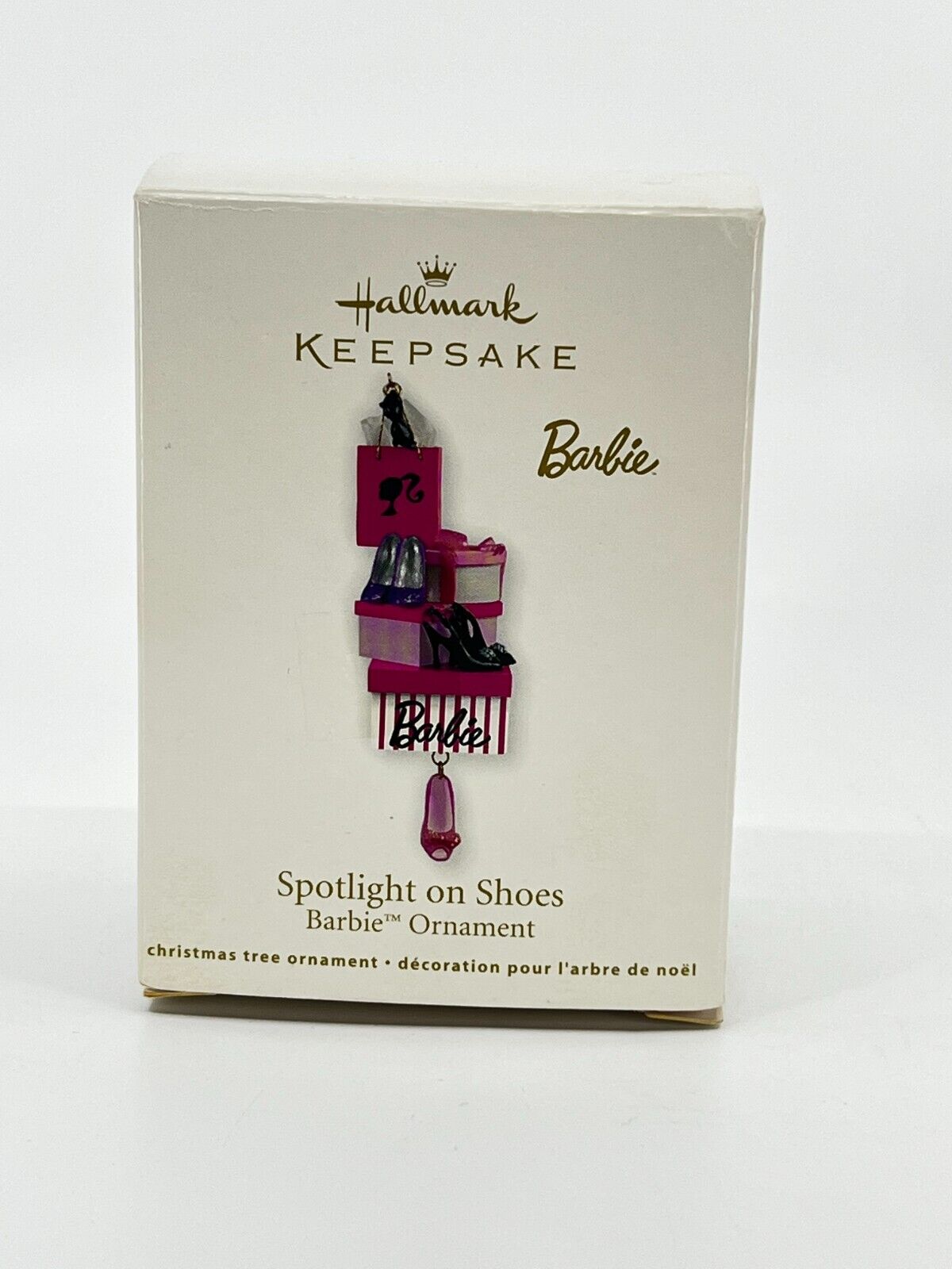 Barbie Doll Hallmark Keepsake Christmas Ornament 2011 Spotlight On Shoes NIB 