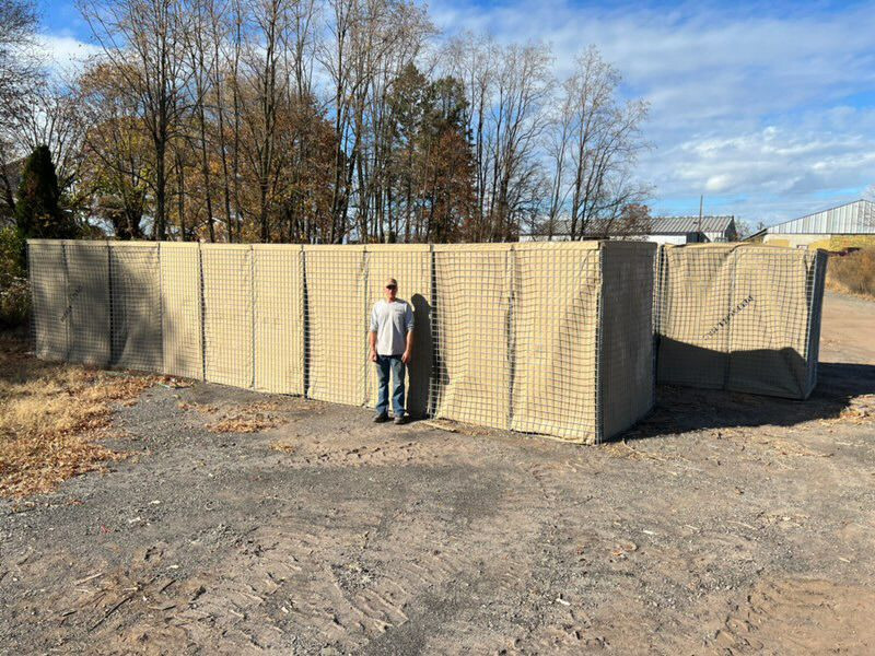 U.S. G.I. Combat Engineer Gabion Barrier