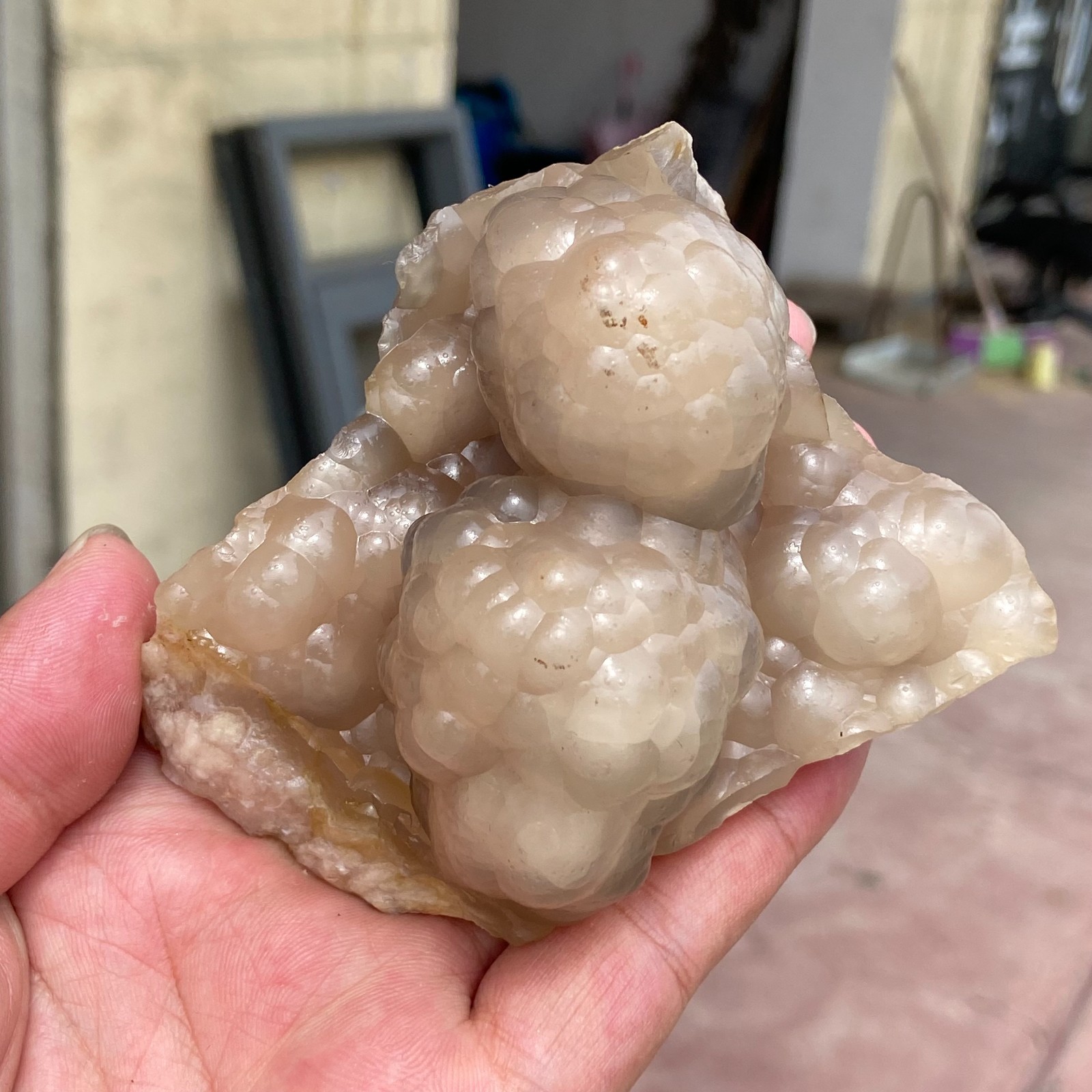 304g Rare Natural Gobi Agate Quartz Crystal Mineral Rough Specimen