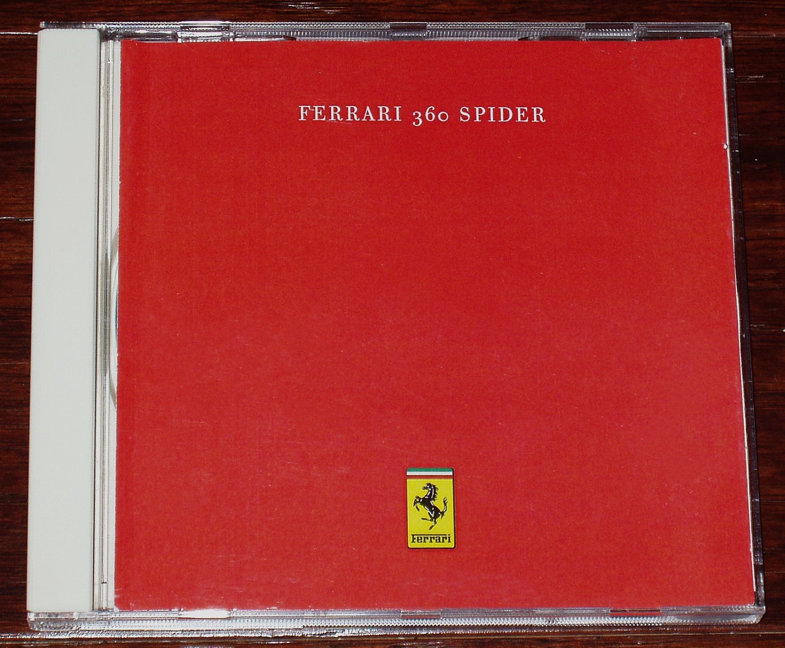 2000 FERRARI 360 SPIDER - Original MEDIA PRESS KIT on CD -  ENGLISH TEXT
