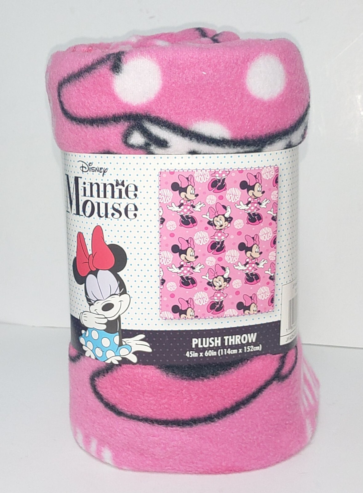 Disney Minnie Mouse Doodle Plush Throw 45