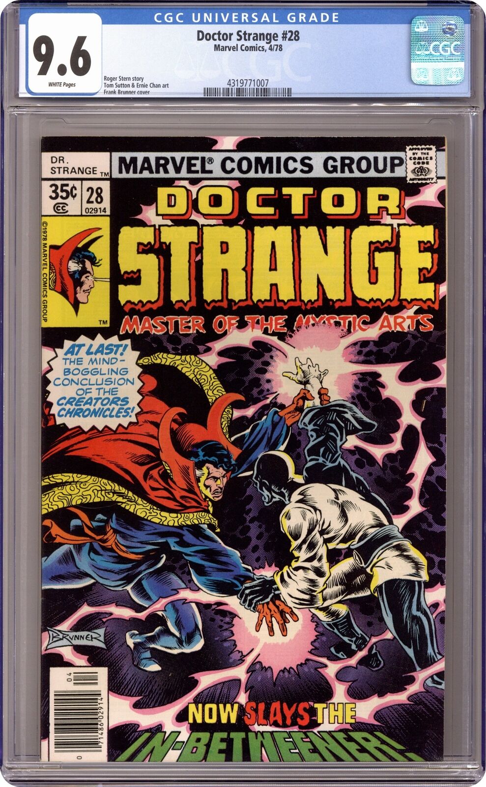 Doctor Strange #28 CGC 9.6 1978 4319771007