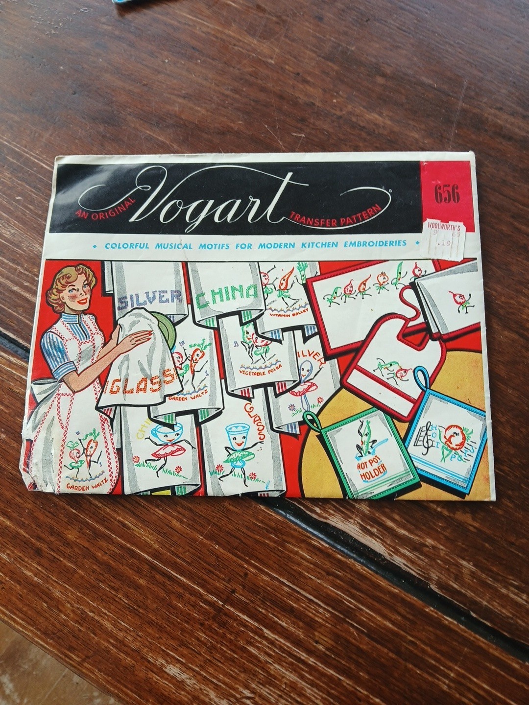 Vintage Vogart transfer 656 Animated Kitchen Friends Unopened NOS Vintage Vogart transfer 656 Animated Kitchen Friends Unopened NOS
