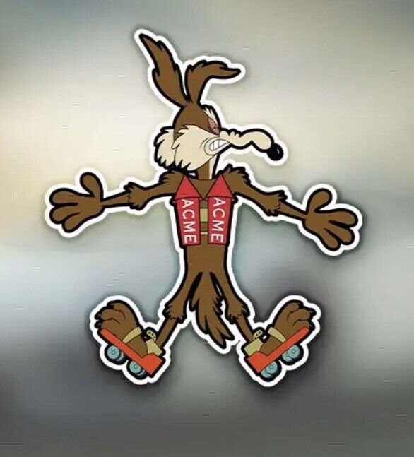 Wile E Coyote Sticker Decal Loony Tunes