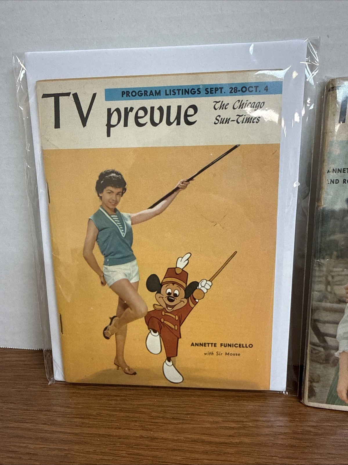 Annette Funicello Walt Disney Mickey Mouse Club 1957 TV Prevue Magazine Chicago