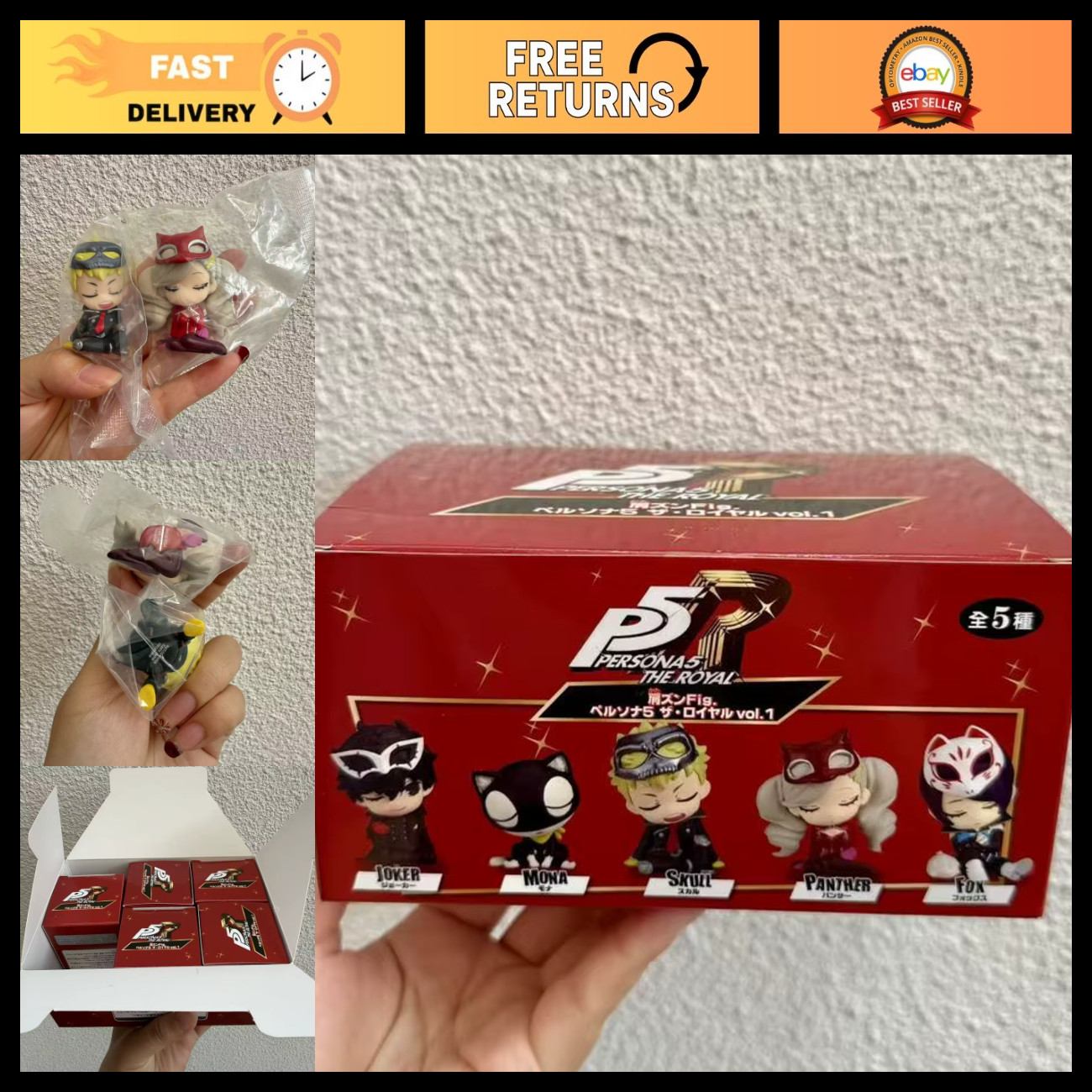 Anime Collectible Figure - Persona 5 The Royal Action Figure for Desk Decor - Jo
