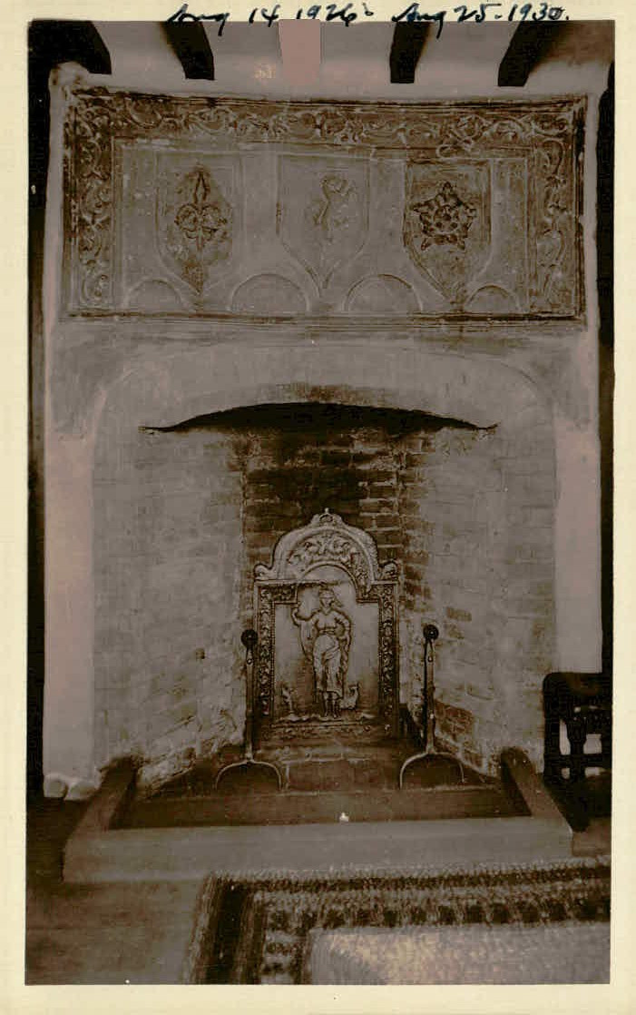 Stratford-on-Avon Harvard House Old English Fireplace Raphael Tuck RPPC Postcard