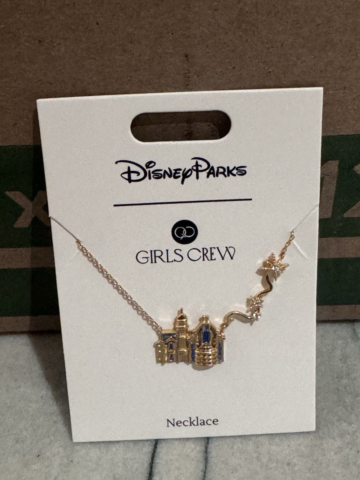 Disney Parks 2026 Girls Crew Haunted Mansion Manor Necklace NWT