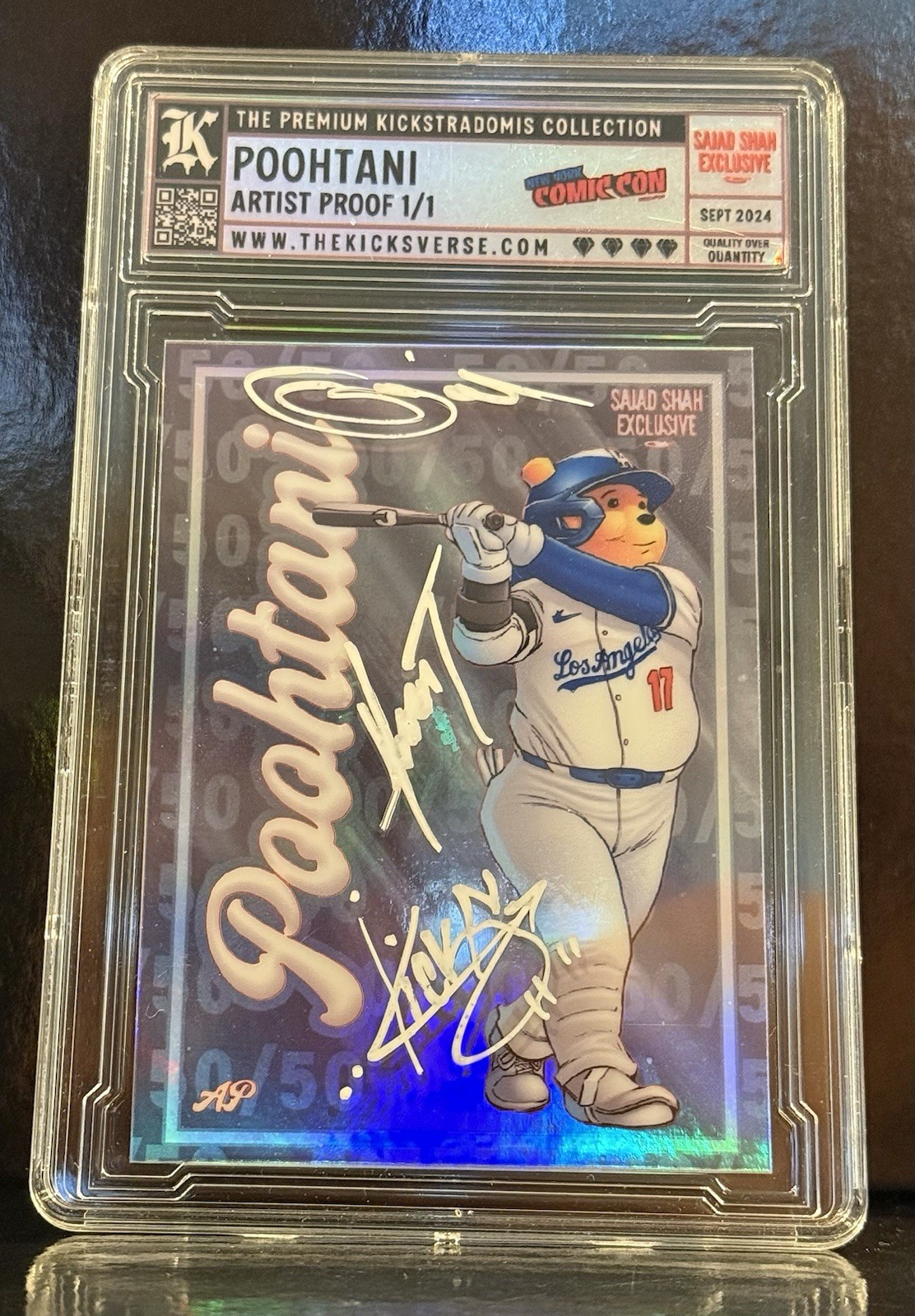 2024 Kickstradomis POOHTANI Artist Proof 1/1- Sajad Shah Exclusive- NYCC- Signed
