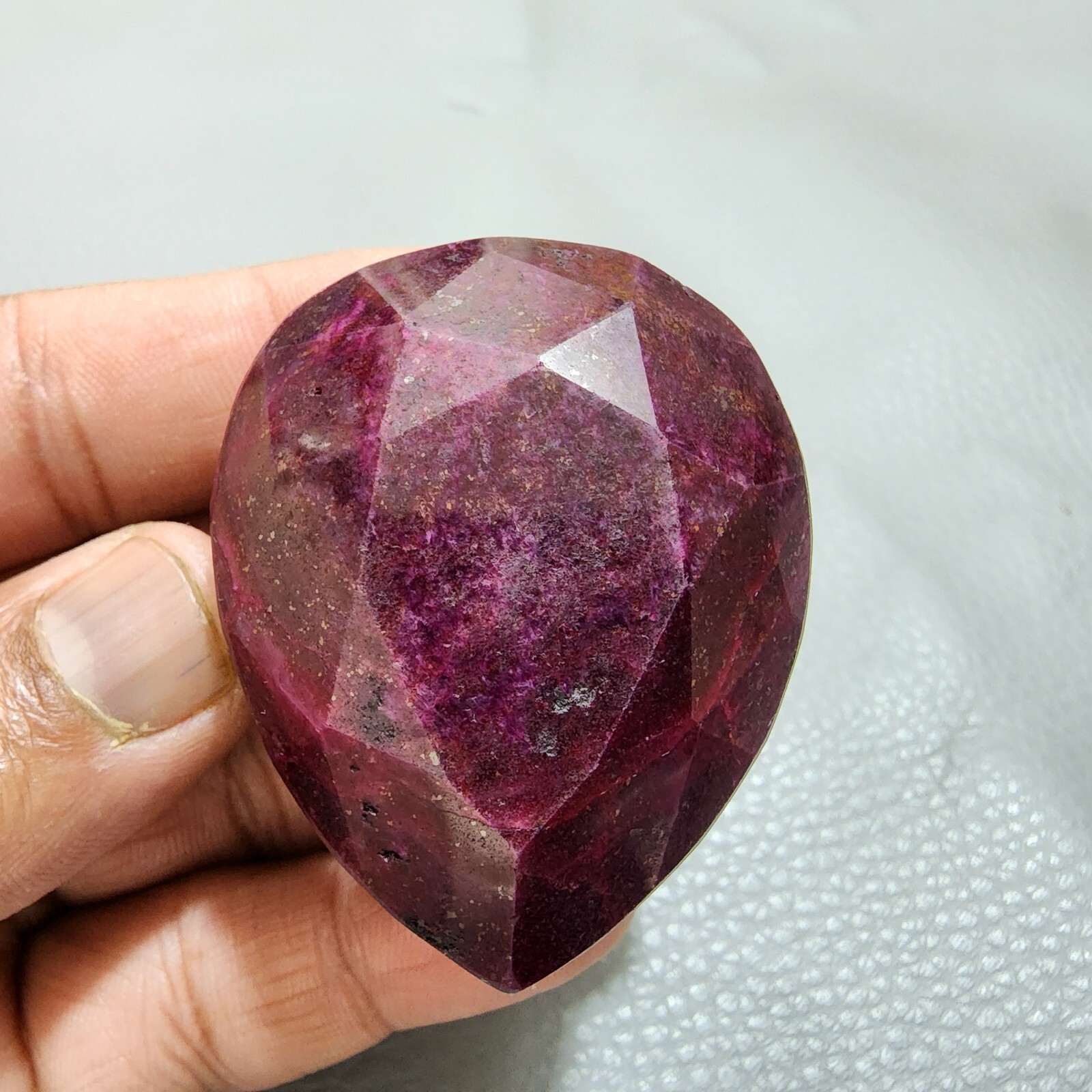 Outstanding A+ HUGE Red Ruby Museum Grade Certified 614 Crt Pear Loose Gemstone